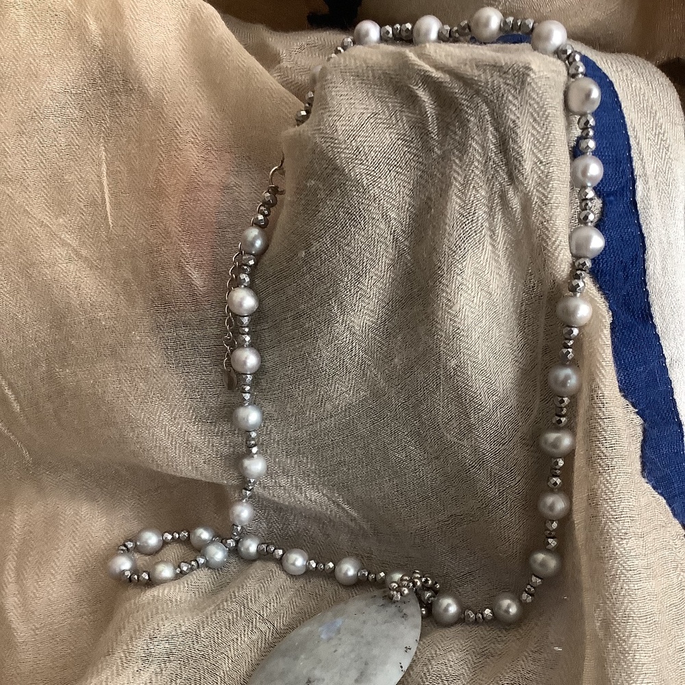 Pearls & Stone necklace